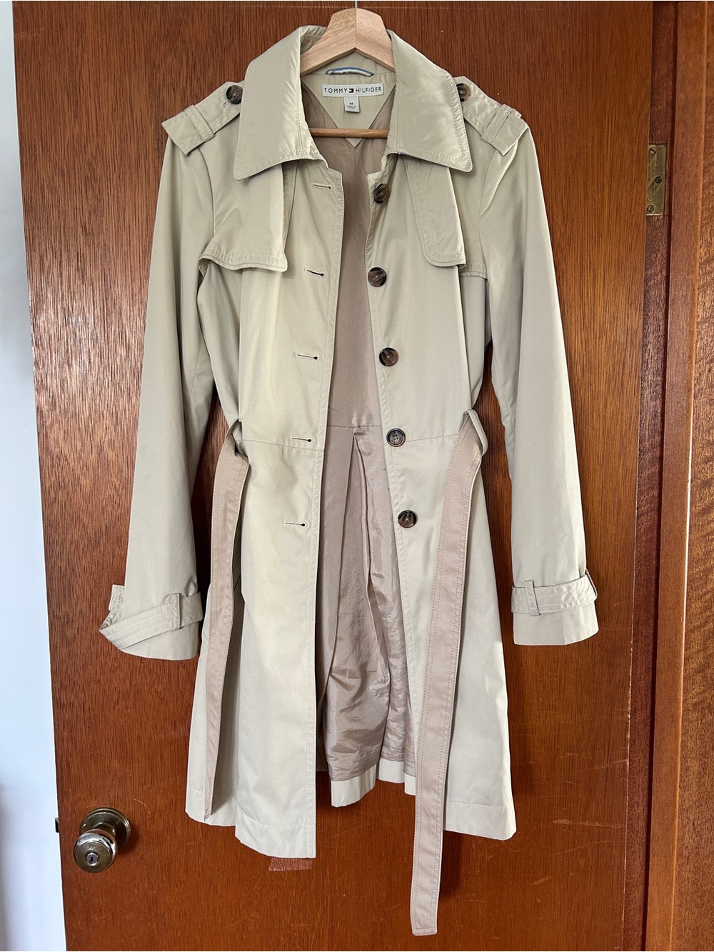 Tommy Hilfiger Beige Trench Coat